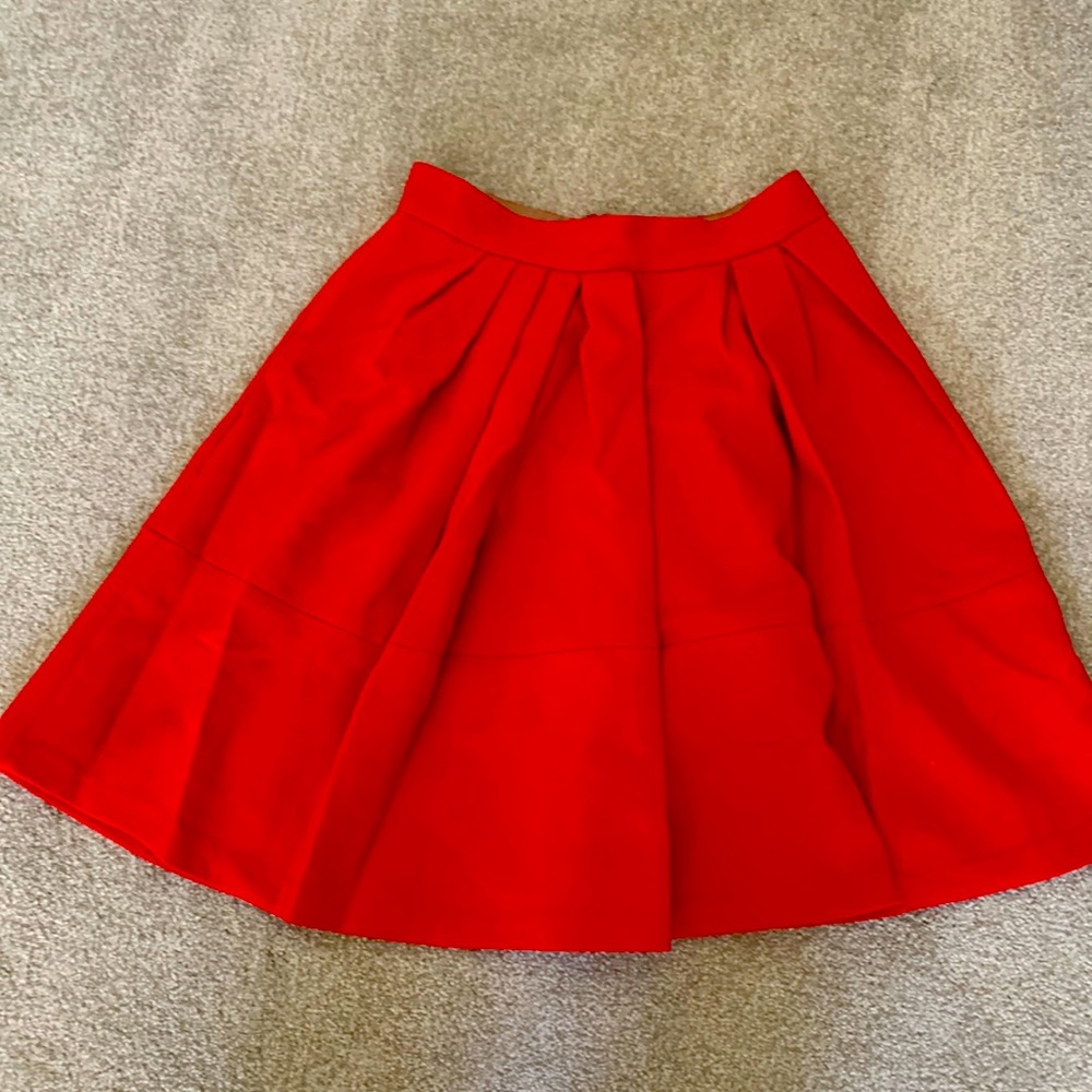Banana Republic red skirt
